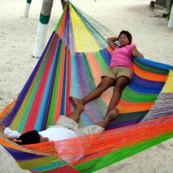 Mexikansk XXXX-Large Nylon hngmatta nr N8