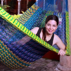 H�ngmatta med grov tr�d