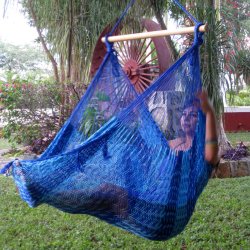 H&auml;ngstol Nylon turkis-blaa XL N43-XL-2F