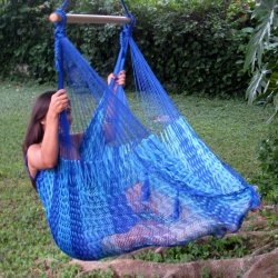 H&auml;ngstol Nylon turkis-blaa XL N43-XL-2F