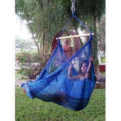 H&auml;ngstol Nylon turkis-blaa XL N43-XL-2F