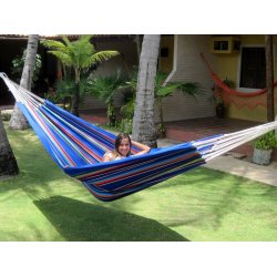 Bl Mexiko frger, hngmatta i slitstarkt tyg