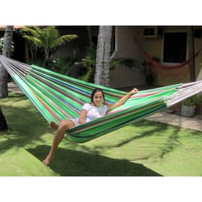 Hngmatta i slitstarkt tyg - Mexico Green Look