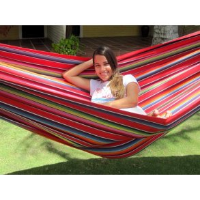 Hängmatta i slitstarkt tyg