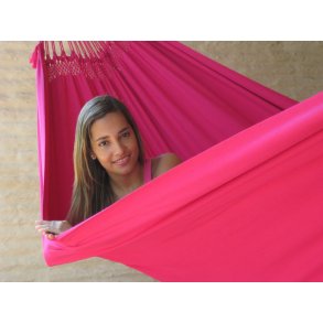 Pink hängmatta