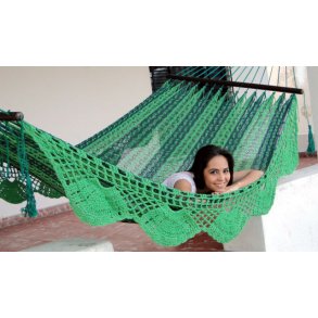 Hängmattan med mycket fint hantverk