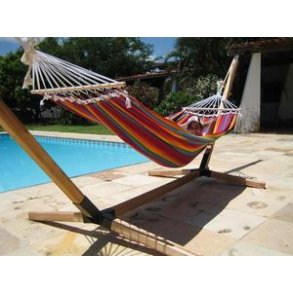 Ställning för hängmattan